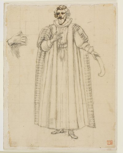 Portrett av François Viete av Charles Meryon