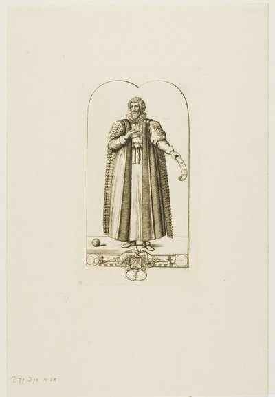 Portrett av François Viete av Charles Meryon