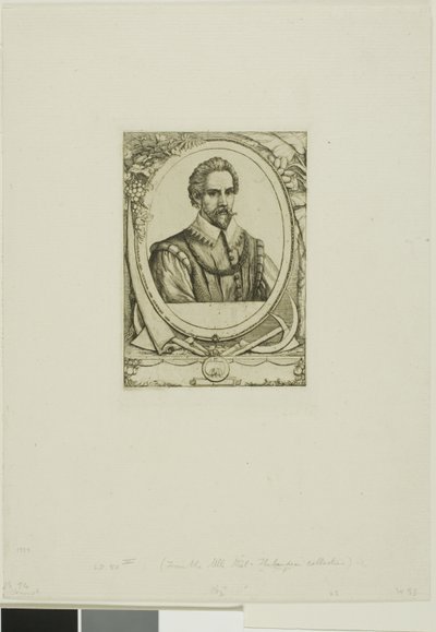 Portrett av René de Laudonnière Sablais (de Burdigale) av Charles Meryon