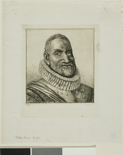 Portrett av Th. Agrippa d#39;Aubigné av Charles Meryon