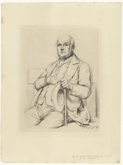 Portrett av Casimir Le Conte av Charles Meryon