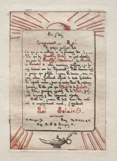 Solloven av Charles Meryon