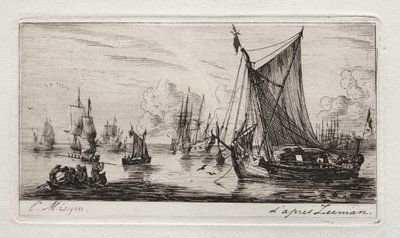 Sørhavsfiskere av Charles Meryon