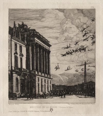 Admiralitetet, Paris av Charles Meryon