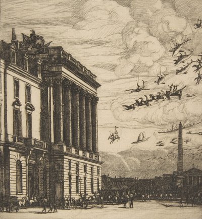 Admiralitetet, Paris, 1865. av Charles Meryon