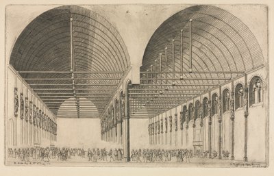 Forkammeret til Justispalasset, Paris av Charles Meryon