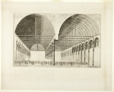Forkammeret til Palais de Justice, Paris av Charles Meryon