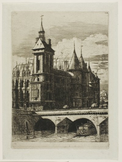 Klokketårnet, Paris av Charles Meryon