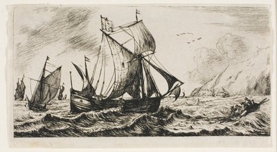 Gallioten til Jean de Vyl fra Rotterdam av Charles Meryon