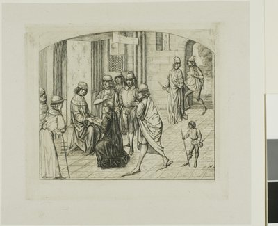 Skriveren Valère Maxime presentert for kong Louis XI av Charles Meryon