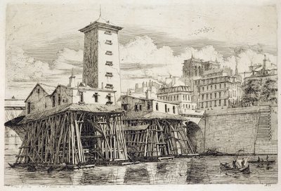 Pumpen, Notre Dame av Charles Meryon