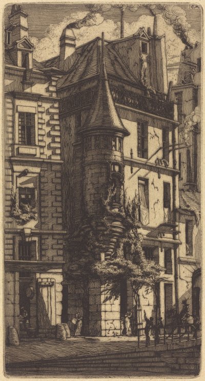 Turret i Rue de la Tixéranderie, Paris (Hus med et tårn, Weavers