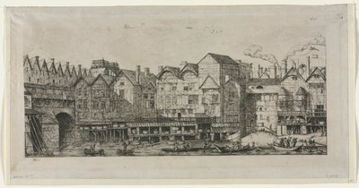 Utsikt over en del av byen Paris mot slutten av 1600-tallet, 1861. av Charles Meryon