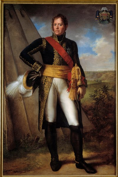 Portrait en pied av Michel Ney (1769-1815) marechal d