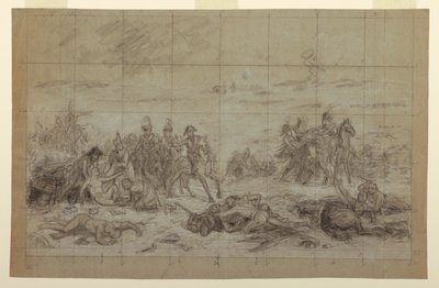 Studie for "Napoleon ved Eylau" av Charles Meynier