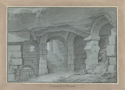Ansikt i Colosseum av Charles Michel Ange Challe