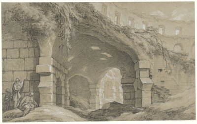 Colosseum i Roma Utsikt over Colosseum i Roma av Charles Michel Ange Challe
