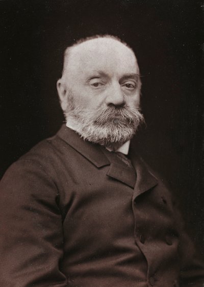 Kunstnerisk og biografisk album, 6. årgang, Salong 1885; portrett av den franske maleren Boulanger Gustave Rodolphe (1824-1888) av Charles Michelez