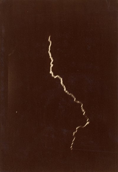 [Spiral of Lightning in a Thunderstorm], 12. mai 1886. av Charles Moussette