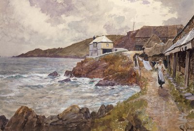 Kystscene av Charles Napier Hemy