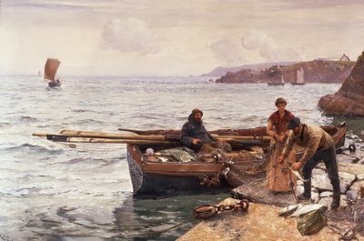 Crabbers agn av Charles Napier Hemy