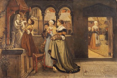 Til Vår Frues fest, 1868 av Charles Napier Hemy