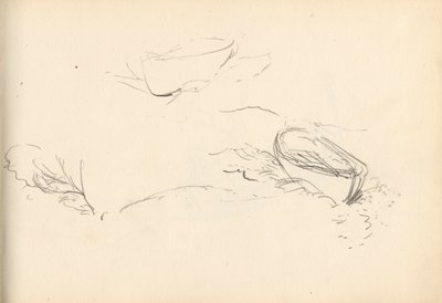 Skissebok (olje og blyant på papir) av Charles Napier Hemy