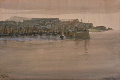 St Ives, juledag, 1908 (wc og gouache på papir) av Charles Napier Hemy