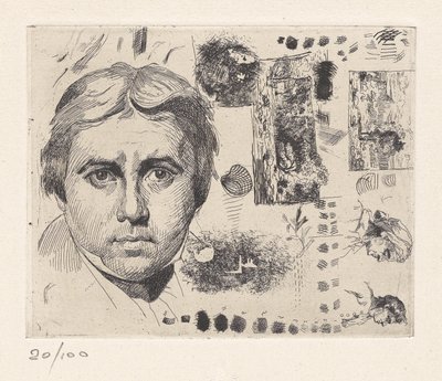[Portrett av Jean Auguste Dominique Ingres] av Charles Nègre