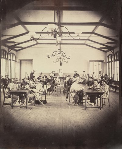 Imperial Asylum of Vincennes, spillrom, 1858-59. av Charles Nègre