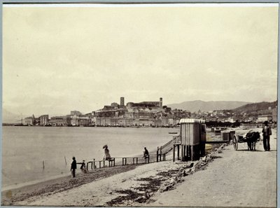 Cannes-stranden - Fotografi av Charles Nègre av Charles Nègre