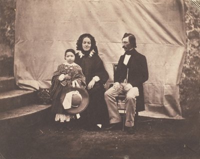[Familiegruppe], 1854. av Charles Nègre