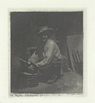 Knelende murer av Charles Nègre