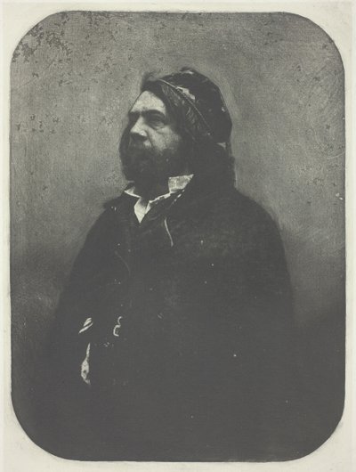 Portrett av Theophile Gautier etter Nadar, ca. 1857, trykt 1982. av Charles Nègre