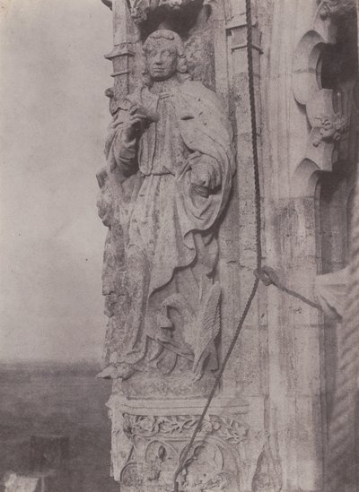 Evangelisten Johannes, katedralen i Chartres av Charles Nègre