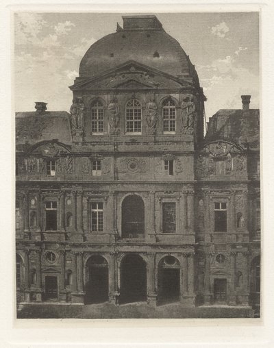 Plate VII – The Louvre, Pavilion of the Clock (Plate VII – The Louvre, Pavilion of the Clock) av Charles Nègre, André Jammes