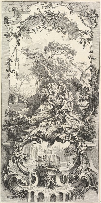 Triomphe de Pomone Triumph of Pomona, 1700-tallet. av Charles Nicolas Cochin