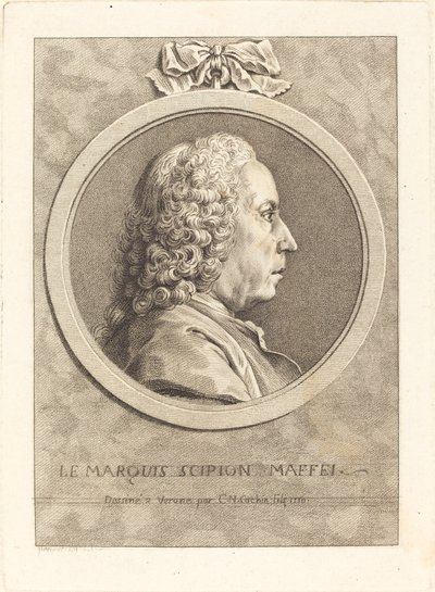 Markis Scipio Maffei av Charles Nicolas Cochin II