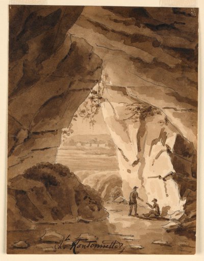I en hule av Charles Nicolas Ransonnette