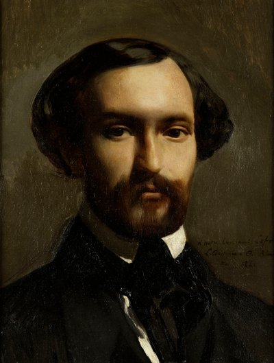 Portrett av komponisten Charles Gounod 1818-1893, 1841. av Charles Octave Blanchard