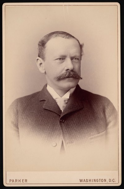 Portrett av Dr. James Milton Flint 1838-1919, mellom 1887 og 1904. av Charles Parker