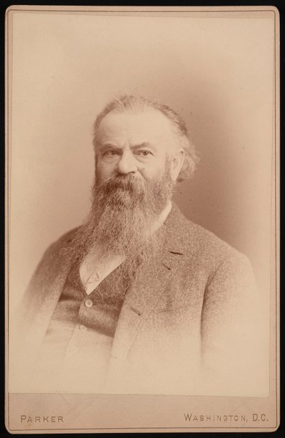 Portrett av John Wesley Powell 1834-1902, 1885. av Charles Parker