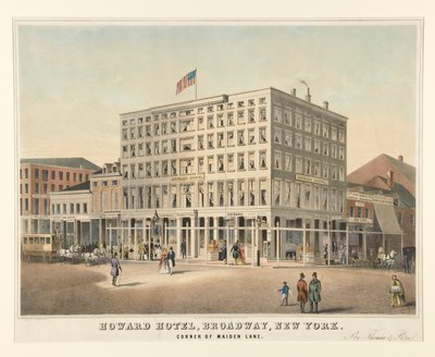 Howard Hotel, Broadway, New York av Charles Parsons