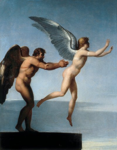 "Daedalus og Icarus"" (Icarus og Daedalus) av Charles Paul Landon