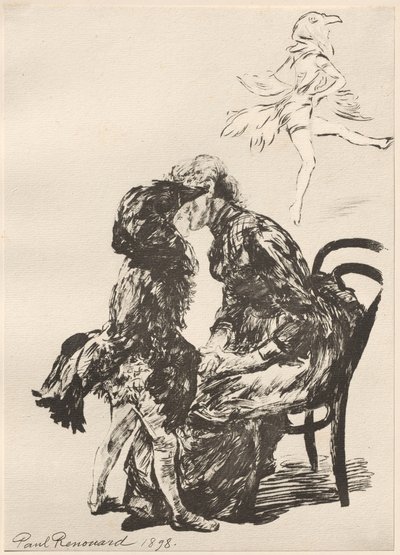 Før balletten, 1898. av Charles Paul Renouard
