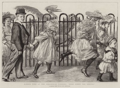 Middagstid i Zoological Gardens, Here comes the Keeper! av Charles Paul Renouard