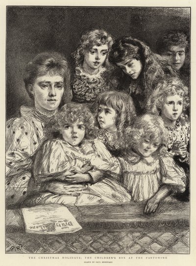 Juleferien, Barneboksen på Pantomime av Charles Paul Renouard
