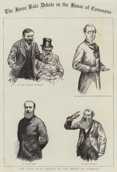 Hjemmestyredebatten i Underhuset av Charles Paul Renouard