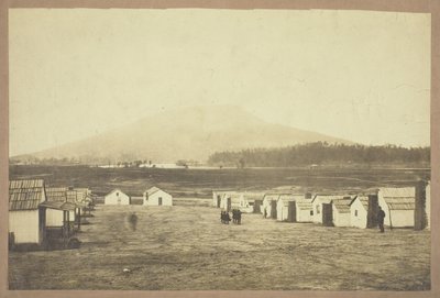 Uten tittel (Hærleir, kanskje fra slaget ved Lookout Mountain, Chattanooga, Tennessee) av Charles Peck