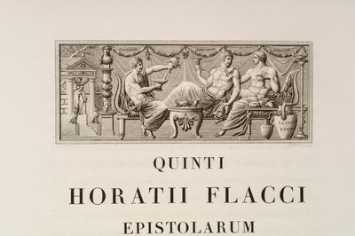 Side fra Quintus Horatius Flaccus av Charles Percier
